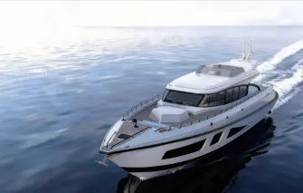 Flybridge Yacht
